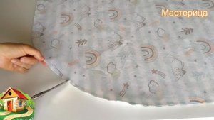 Очень простое вырезание и шитье детской кроватки гнездышко