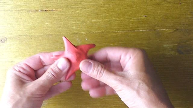 Как слепить морскую звезду из пластилина