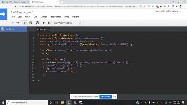 Google Sheets: Copy With Protections смотреть онлайн