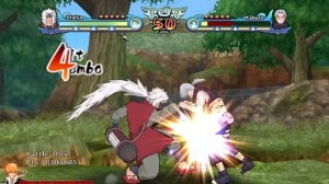 Naruto Shippuden Clash of ninja Revolution 3 Jiraiya Score Attack 60fps