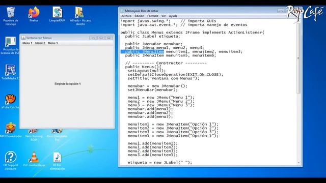 Menus y Submenus con Java смотреть онлайн