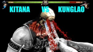 Mortal Kombat Komplete Edition - KITANA VS KUNGLAO