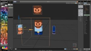 Гайд - Как создать 3D персонажа в Magicavoxel для игры на Unity и анимации. by Artalasky