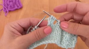 Рельефный пышный жгут-коса. Вязание спицами.