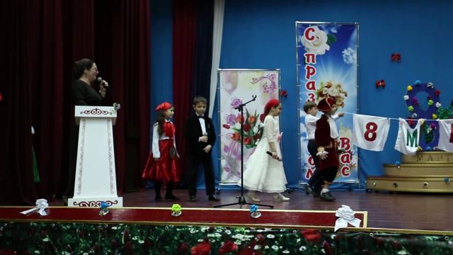 Празднование 8 марта 2014, г.Грозный Президентский лицей