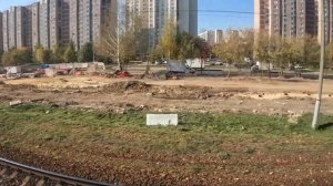 Дегунино-Бескудниково. Строительство плоскостных парковок и шумозащитного экрана вдоль ЖД