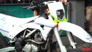 KLX 150 DABLIN PASANG HEADLAMP HUSQVARNA KTM