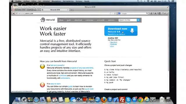 Mercurial/BitBucket (Videotutorial 1)- Control de Versiones, Introducción e instalación смотреть онлайн