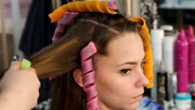 Локоны без вреда для волос ВОЛШЕБНЫЕ БИГУДИ смотреть онлайн