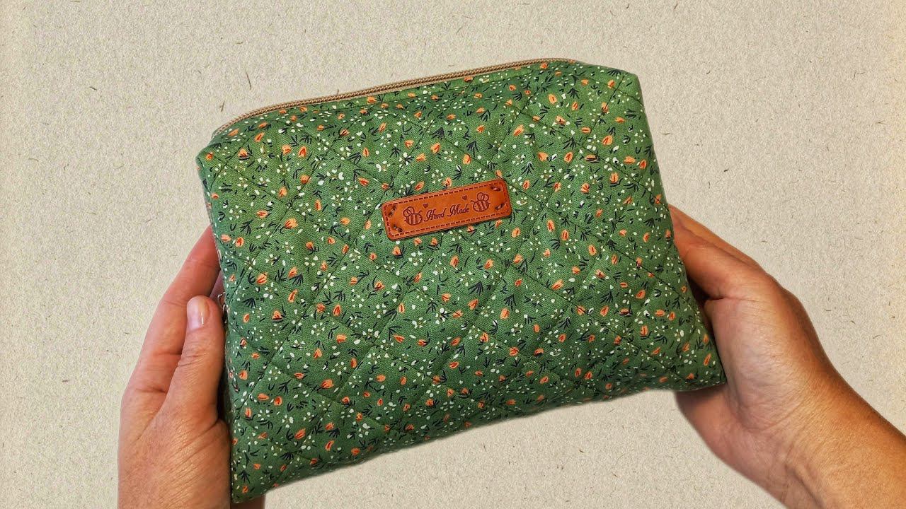 DIY/ШЬЮ КОСМЕТИЧКУ #sew #шьюсама #handmade