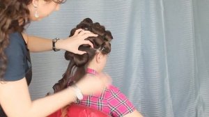 Свадебная причёска. Объёмные локоны. / How To Curl Your Hair for Maximum Volume.Tutorial