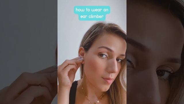 How to wear an ear climber, easy and practical. For those who love jewelry with personality.