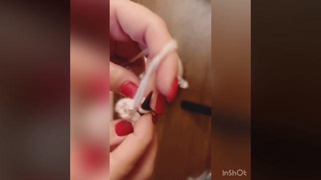 Вязаная шапка, процесс