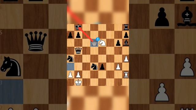 Brilliant Smothered 🗿 | Chess ♟️ Tactics | #chess #chesstricks #chesstactics #chesscom
