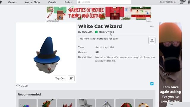 Белый Кот Волшебник Промокод 2020 Роблокс смотреть онлайн