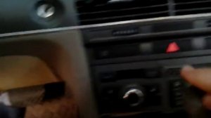 Снятие панели климат контраля Audi A6 C6 4F