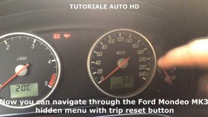 Ford Mondeo MK3 Hidden Menu - All Codes