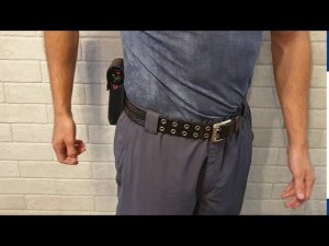 Чехол кожаный для перцовых баллончиков 100 мл