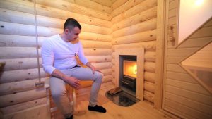 Баня из бревна, без строительных работ