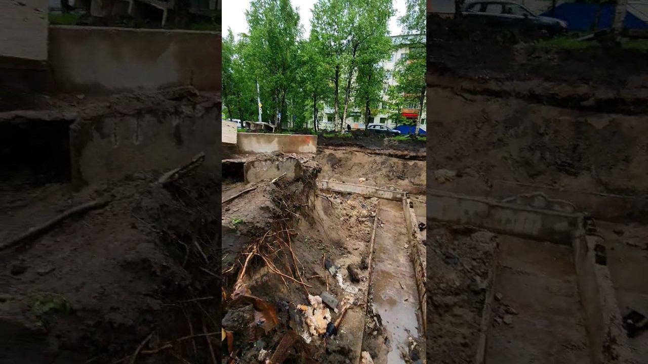 Традиционный ремонт труб на Гагарина в Архангельске #архангельск #тгк2 #трубы #архангельскаяобласть
