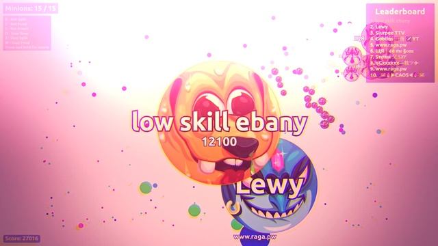 AGARIO RAGA!!! // AMAZING TRICKS COMPILATION!!! // LEGENDARY MOMENTS OF ANSY :3 смотреть онлайн