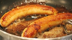 Жареные бананы с медом