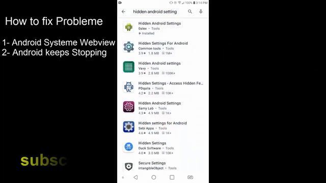 android system webview update problem | Android keeps stopping ...