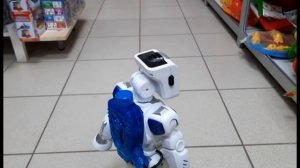 Робот интерактивный Эпсилон-Ти . эмоции на мониторе .. Ипсиланти 38 нигаред ба ін ба мониторе.