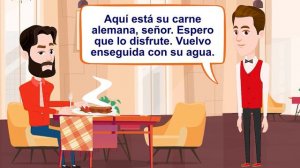 Conversación en español - En el restaurante (Vocabulario en español) Aprende español - Habla españo