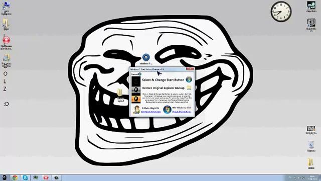 Как сменит иконку пуска! смотреть онлайн