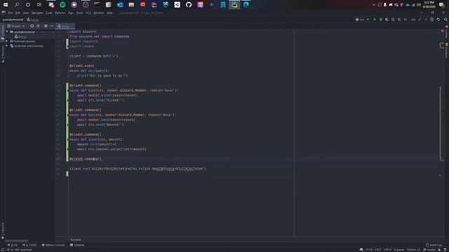 Discord.py Rewrite | Part 5.1 | Advanced Commands - 1 смотреть онлайн