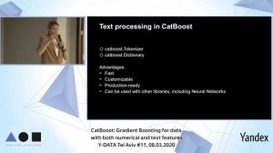 Y-DATA Tel Aviv #11 - Anna Veronica Dorogush: New capabilities of CatBoost