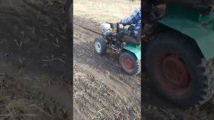 Самодельное  центробежное сцепление на минитракторе.