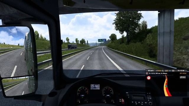 ETS 2 Рейс № 12 Стокгольм (Швеция) Оденсе (Дания) Груз Скутеры Лекарь лесных душ