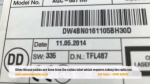 ? Nissan Primastar Radio Code Stereo PIN Unlock Codes