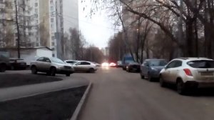 Москва 1570 улица Кутузова, парк в пойме реки Ивницы зима день