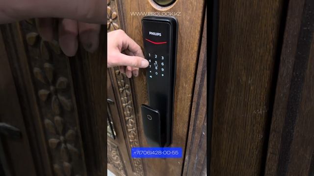 Philips easy key Alpha, умный замок на любую дверь с функцией отпечатков, карт и кодов.