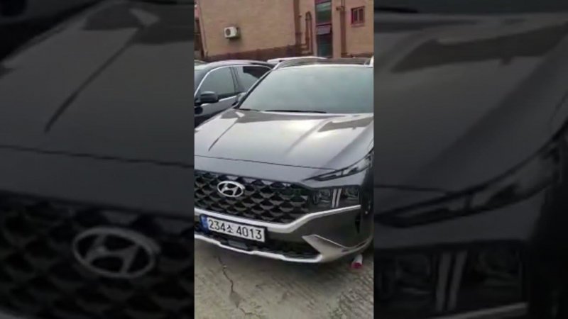 Автомобиль клиента прибыл на парковку #заказатьавто #korea #santafe #автоподбор #hybrid