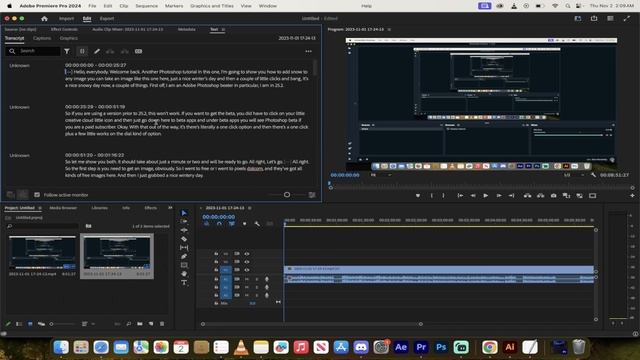 How To Remove Audio Gaps and Pauses in Premiere Pro 2024 - Text Based Editing
