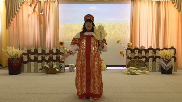 Стихотворение "Пшеницы поле золотое" Детский сад №7 "Золотой ключик" смотреть онлайн