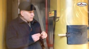 установка датчика температуры котла