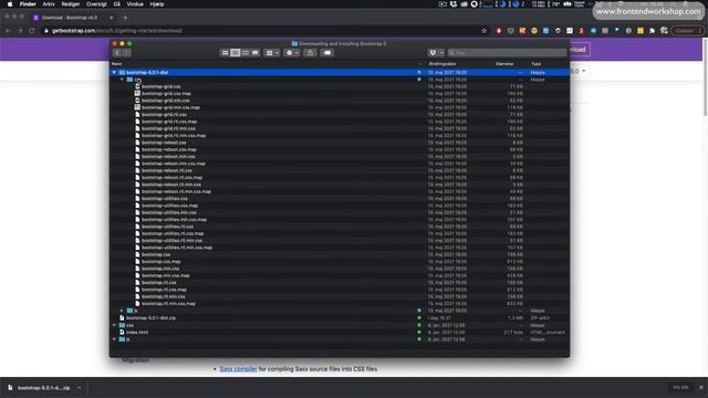 Bootstrap 5: Downloading and installing Bootstrap 5