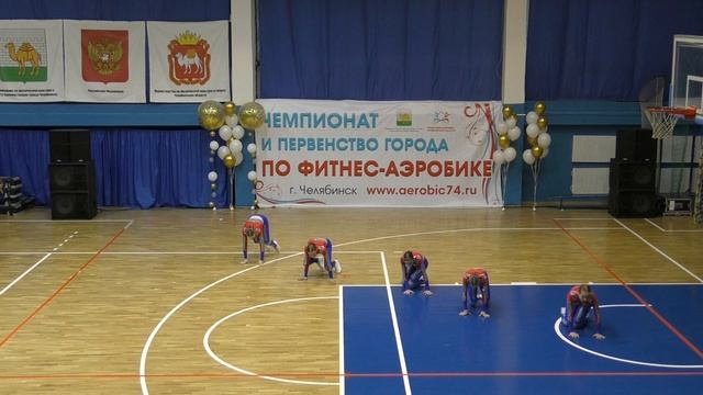 Группа Гармония г. Челябинск. Аэробика 5 человек 14-16 лет. Полуфинал. 18.02.24