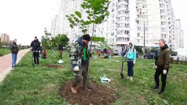 Посадили в Москве 40 новых деревьев??? смотреть онлайн