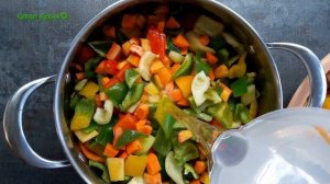 Лечо из перца с томатной пастой. Вкуснейший рецепт