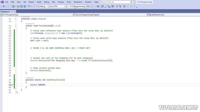 17-3. The null-coalescing Operators | C# Programming for Absolute Beginners