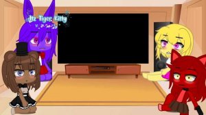 Fnia React To Afton Family Memes || Fnaf || Gacha Club || Itz Tiger Kitty ||