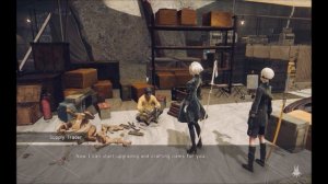 NieR Automata PC Part 5 First quest complete (shops open)