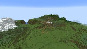 Minecraft 1.18 pre release 1 world generation overview+amazing seed with peaky mountains at spawn