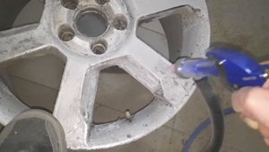 Работа бюджетного пескоструя